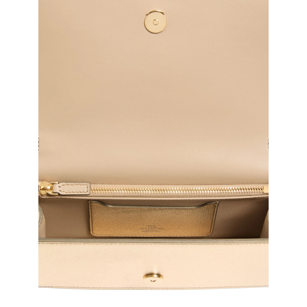Valentino Garavani Gold Clutch Bags Women VALENTINO GARAVANI