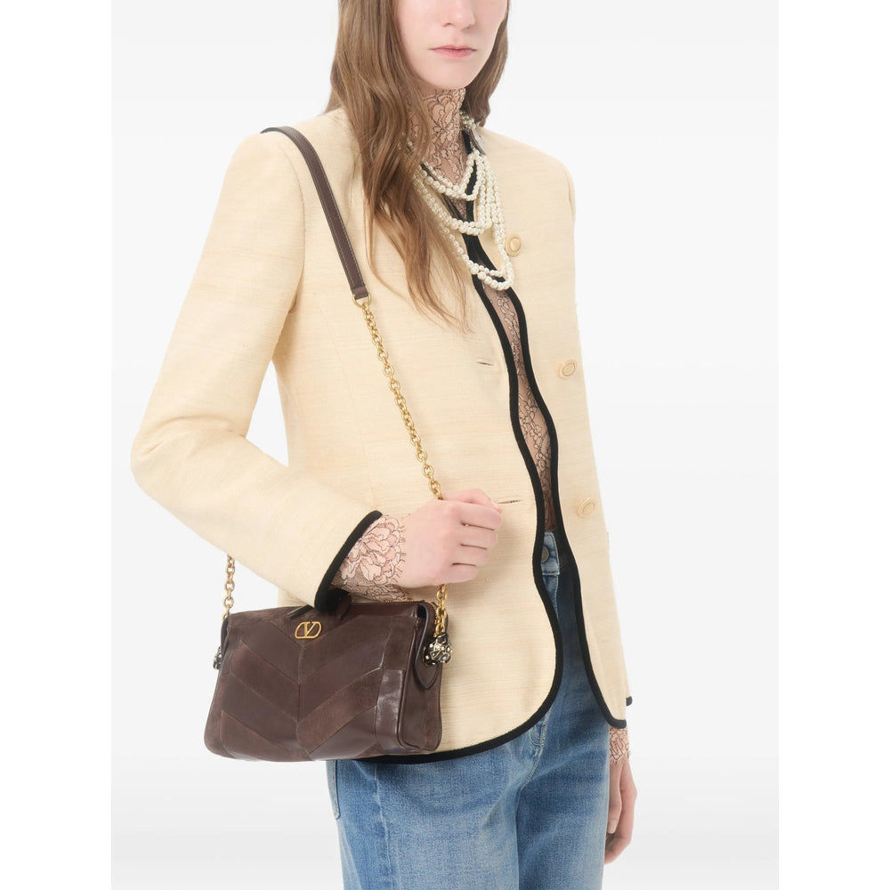 Valentino Garavani Brown Shoulder Bags Women VALENTINO GARAVANI
