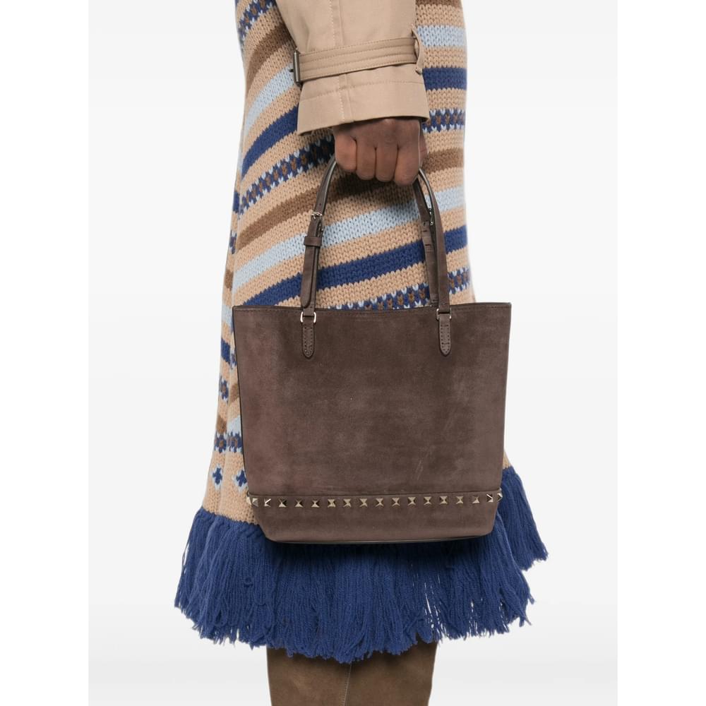 Valentino Garavani Brown Tote Bags Women VALENTINO GARAVANI