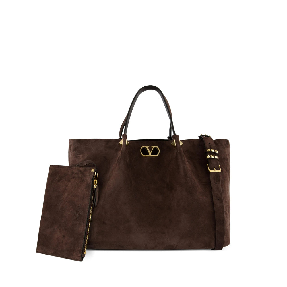 Valentino Garavani Brown Tote Bags Women VALENTINO GARAVANI