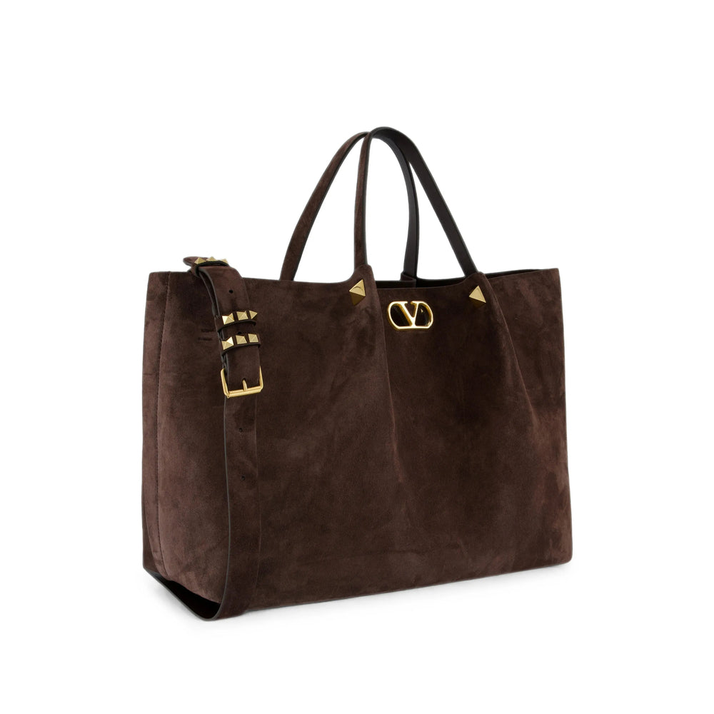 Valentino Garavani Brown Tote Bags Women VALENTINO GARAVANI