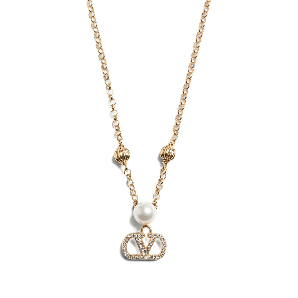Valentino Garavani Gold Necklaces Women VALENTINO GARAVANI