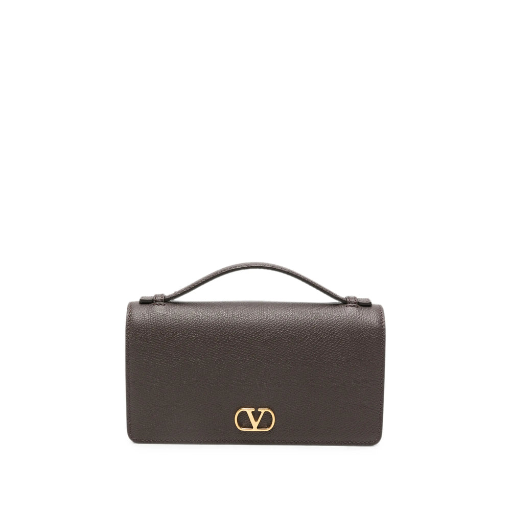 Valentino Garavani Brown Clutch Bags Women VALENTINO GARAVANI