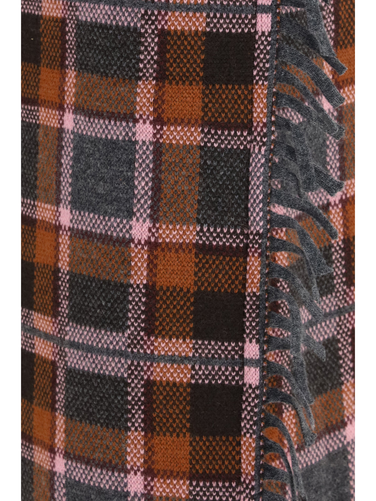 Guest In Residence Women Tartan Fringed Wrap Skirt GUEST IN RESIDENCE