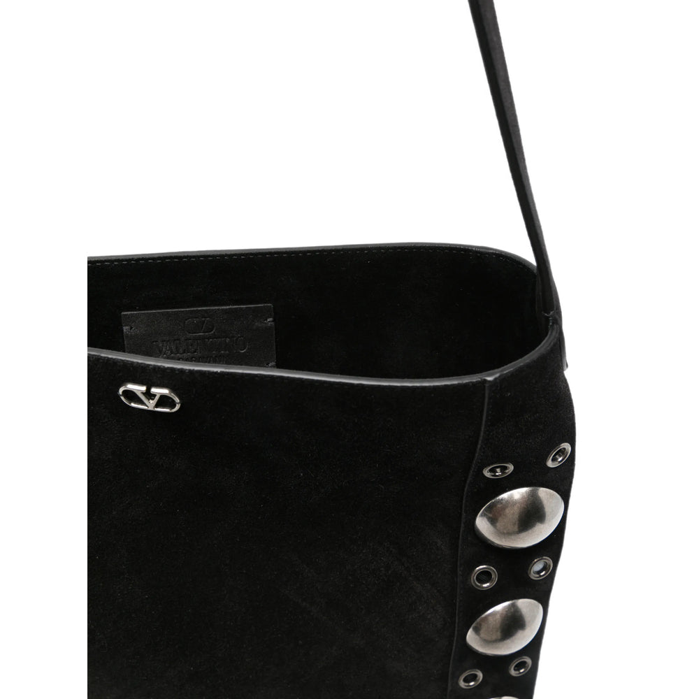 Valentino Garavani Black Shoulder Bags Men VALENTINO GARAVANI