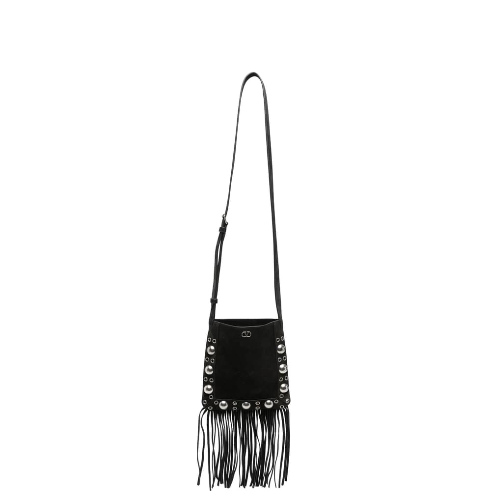 Valentino Garavani Black Shoulder Bags Men VALENTINO GARAVANI