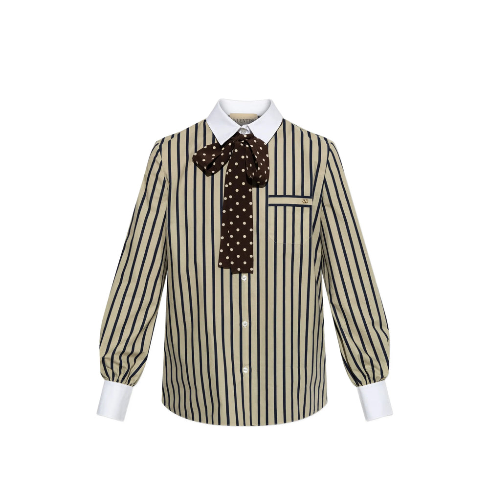 Valentino Neutrals Tops - Shirts Women VALENTINO