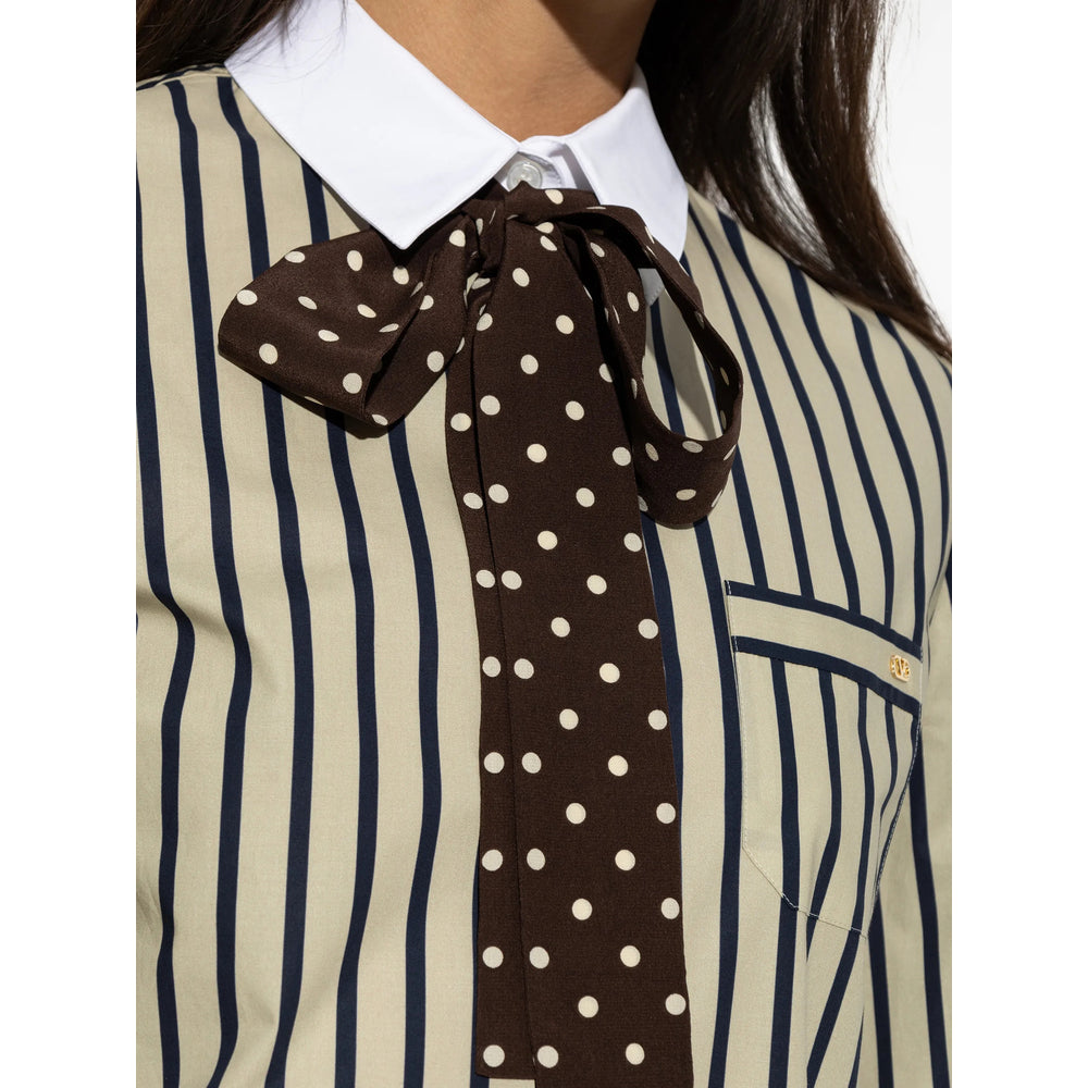 Valentino Neutrals Tops - Shirts Women VALENTINO