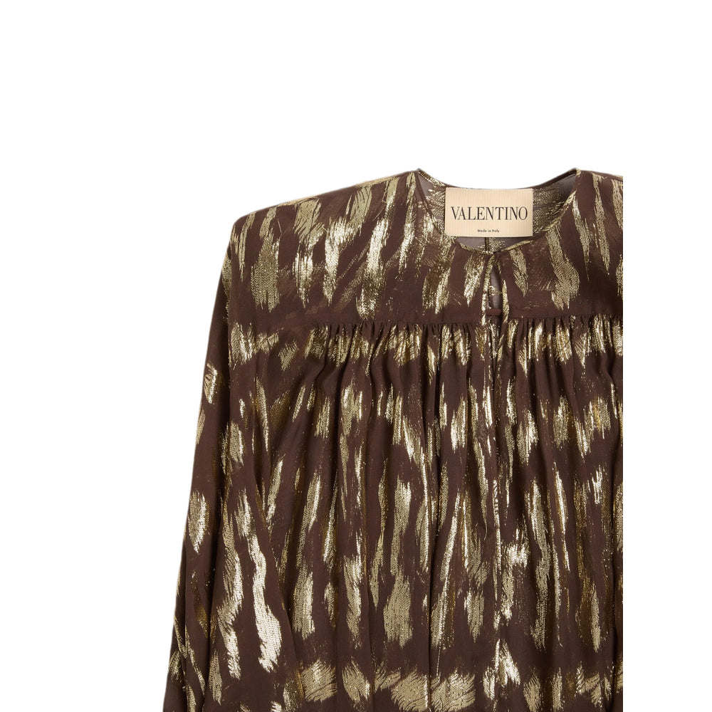 Valentino Brown Tops - Shirts Women VALENTINO