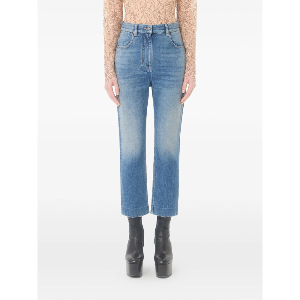 Valentino Blue Denim - Boyfriend Jeans Women VALENTINO