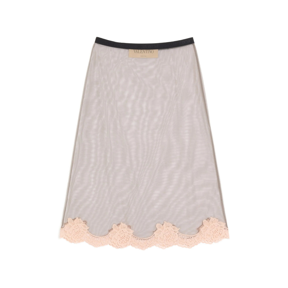 Valentino Grey Skirts - A-Line Skirts Women VALENTINO