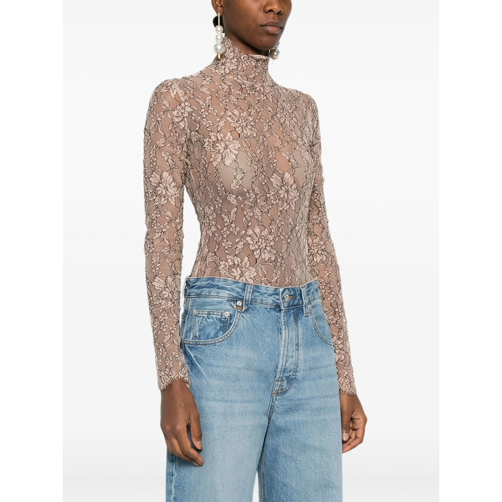 Valentino Neutrals Tops - Vests & Tank Tops Women VALENTINO
