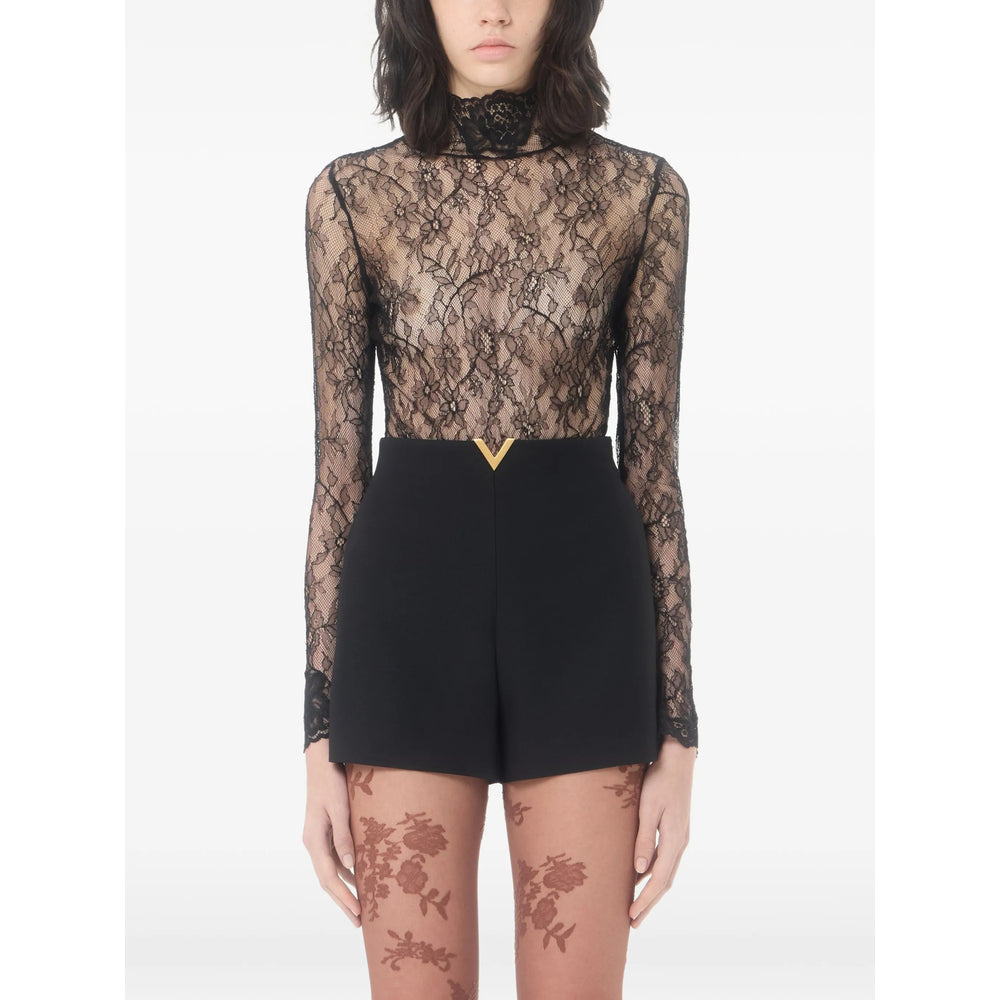 Valentino Black Tops - Blouses Women VALENTINO