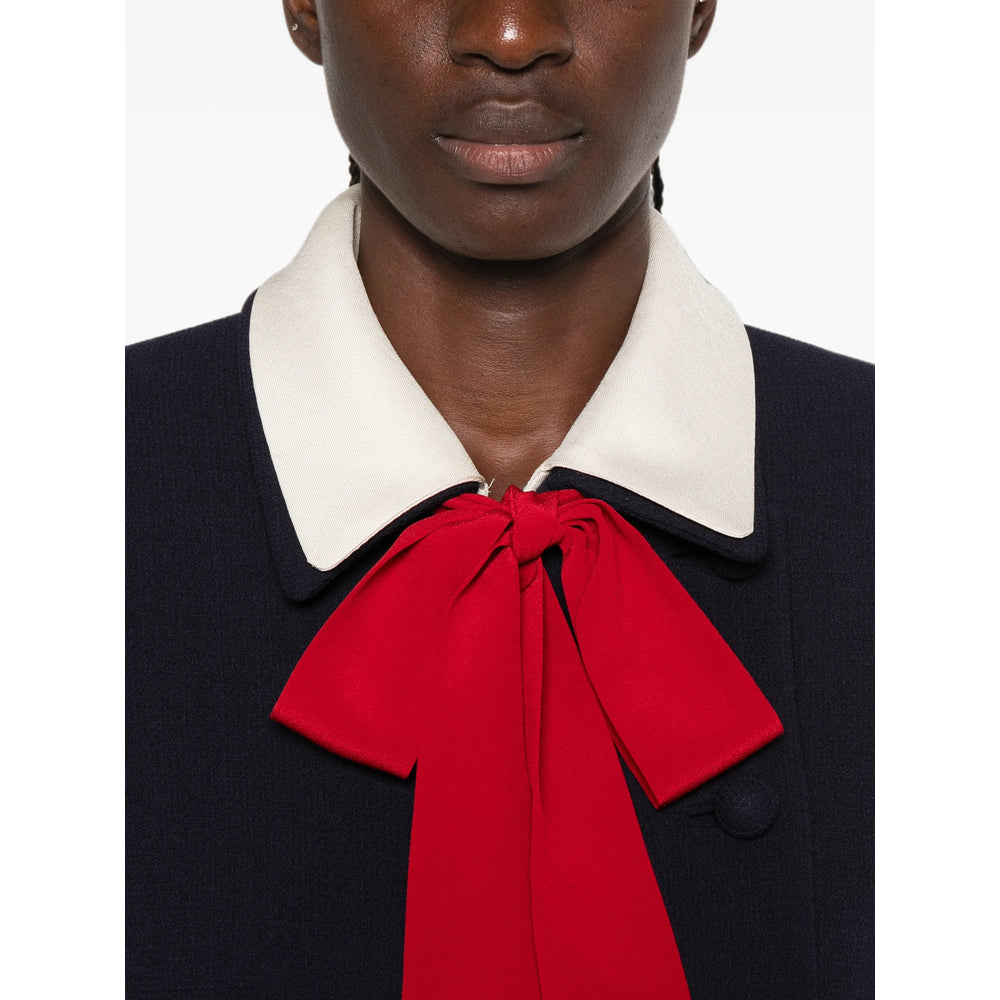 Valentino Blue Jackets - Cropped Jackets Women VALENTINO