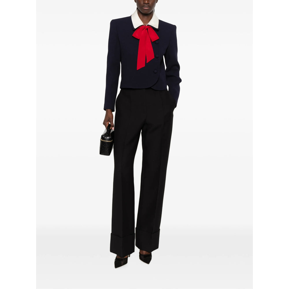 Valentino Blue Jackets - Cropped Jackets Women VALENTINO