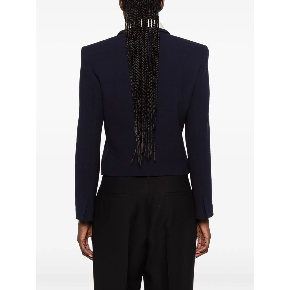 Valentino Blue Jackets - Cropped Jackets Women VALENTINO