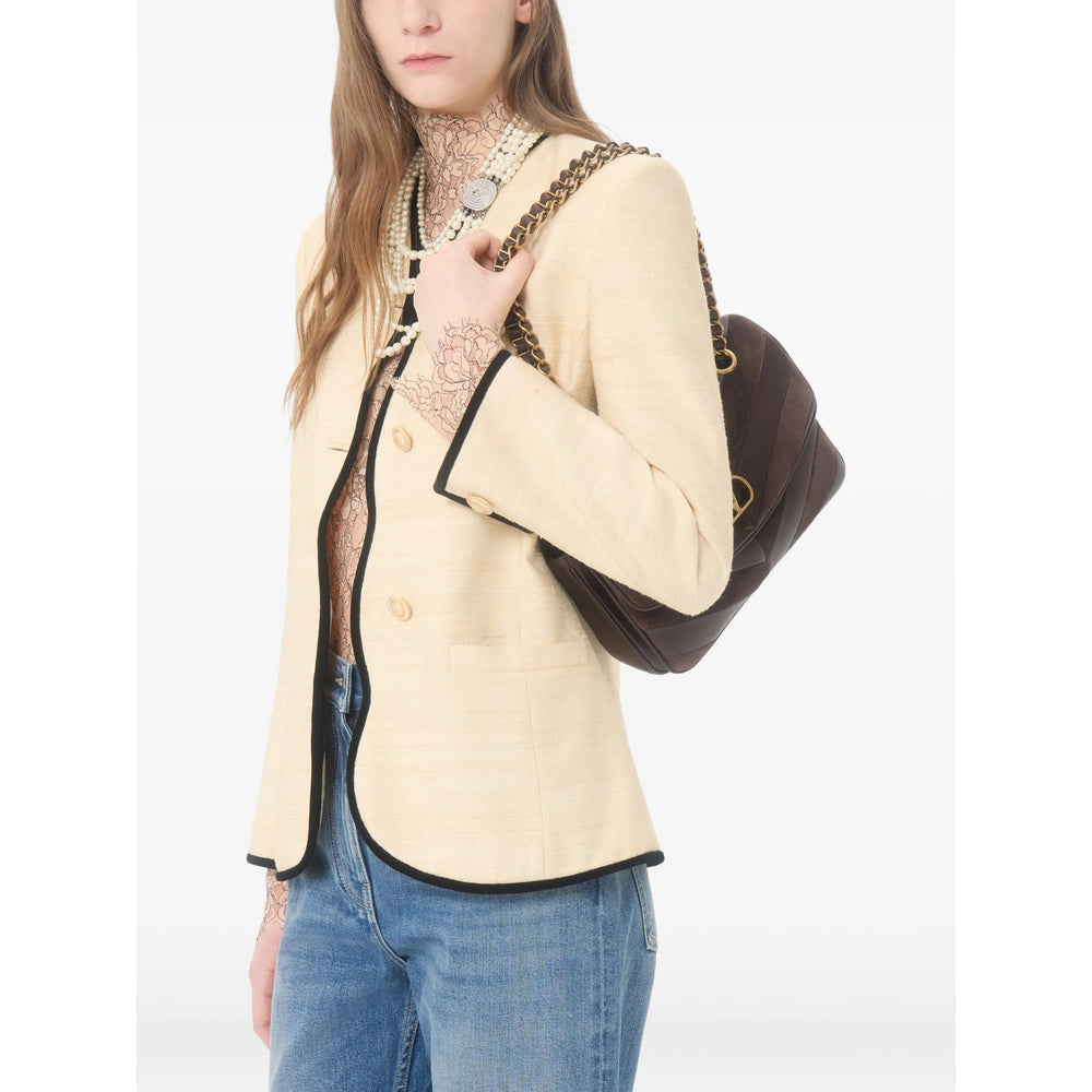 Valentino Neutrals Jackets - Blazers Women VALENTINO