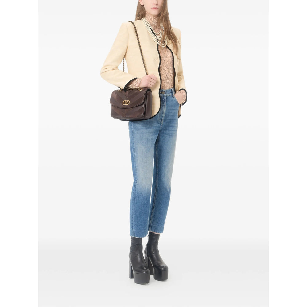 Valentino Neutrals Jackets - Blazers Women VALENTINO