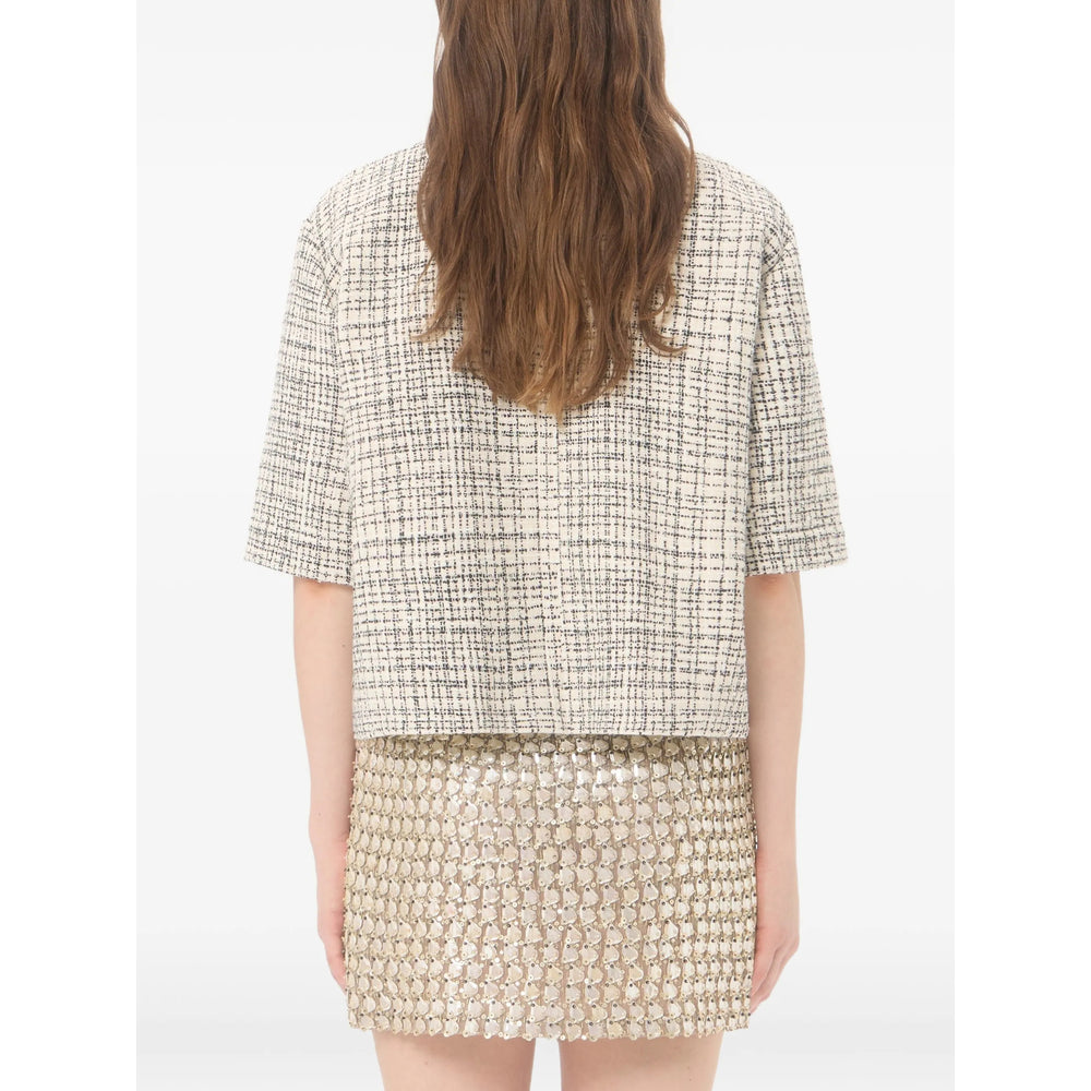 Valentino Neutrals Jackets - Tweed Jackets Women VALENTINO