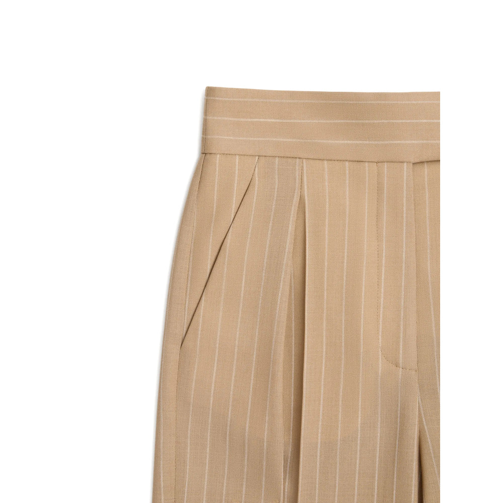 Valentino Neutrals Trousers - Straight Trousers Women VALENTINO