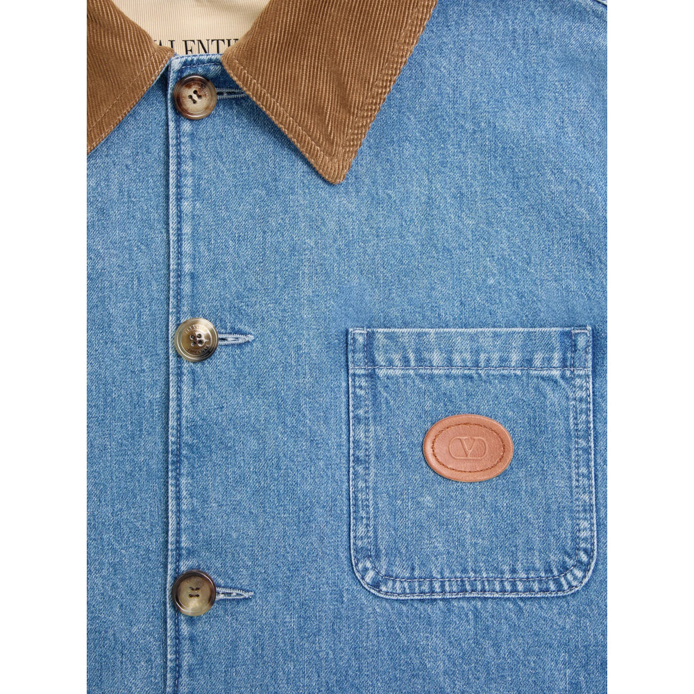 Valentino Blue Jackets - Denim Jackets Men VALENTINO