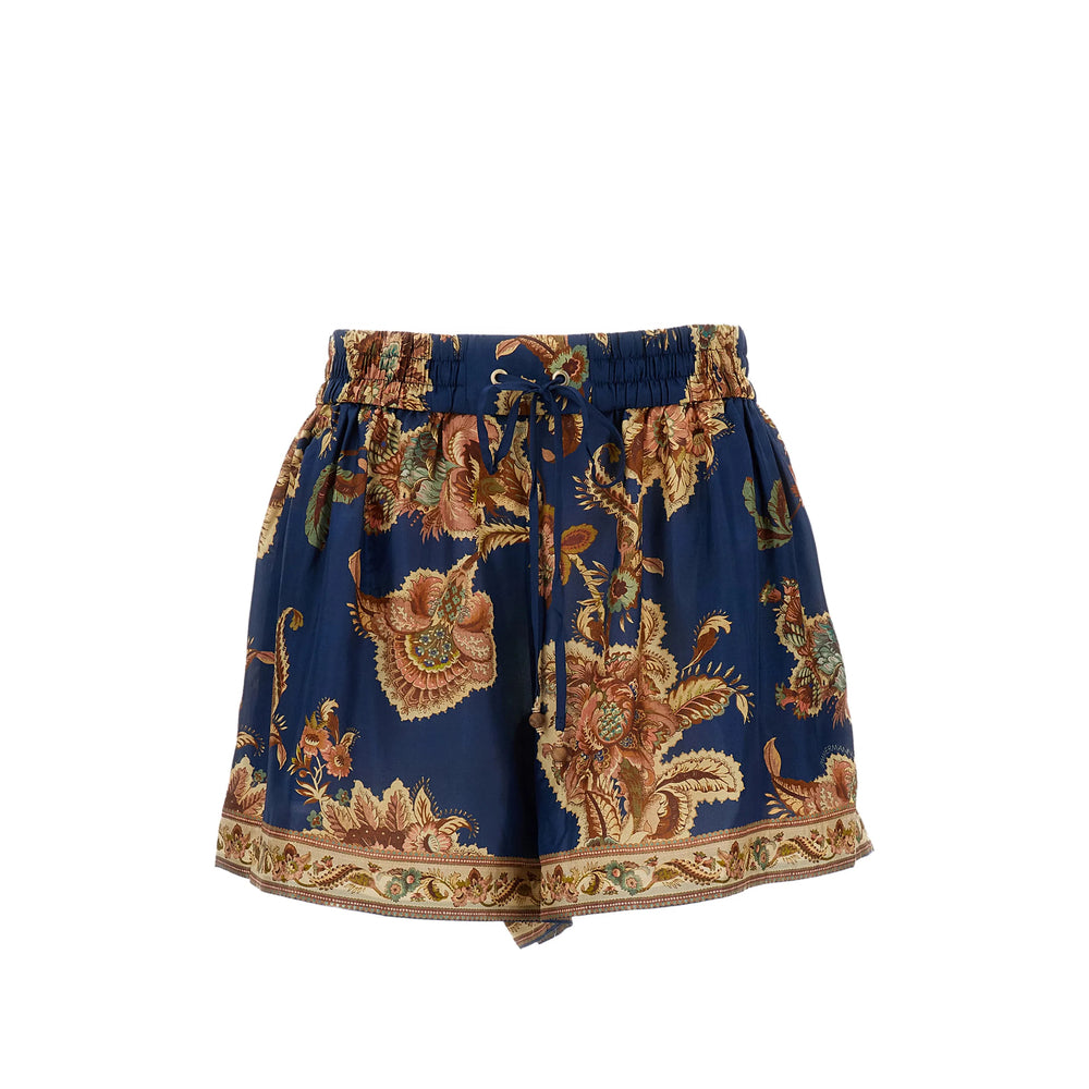 Zimmermann Blue Shorts - Mini Shorts Women ZIMMERMANN