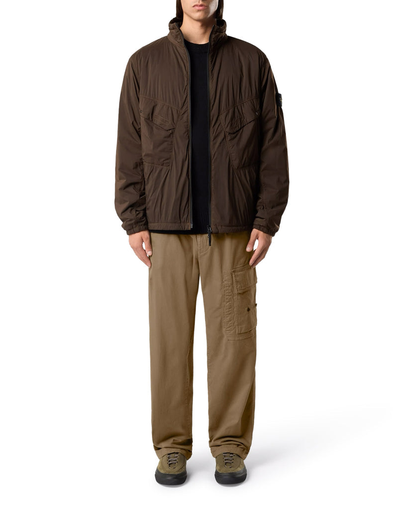 Stone Island Men Melange Effect Sweater With Compass Logo STONE ISLAND