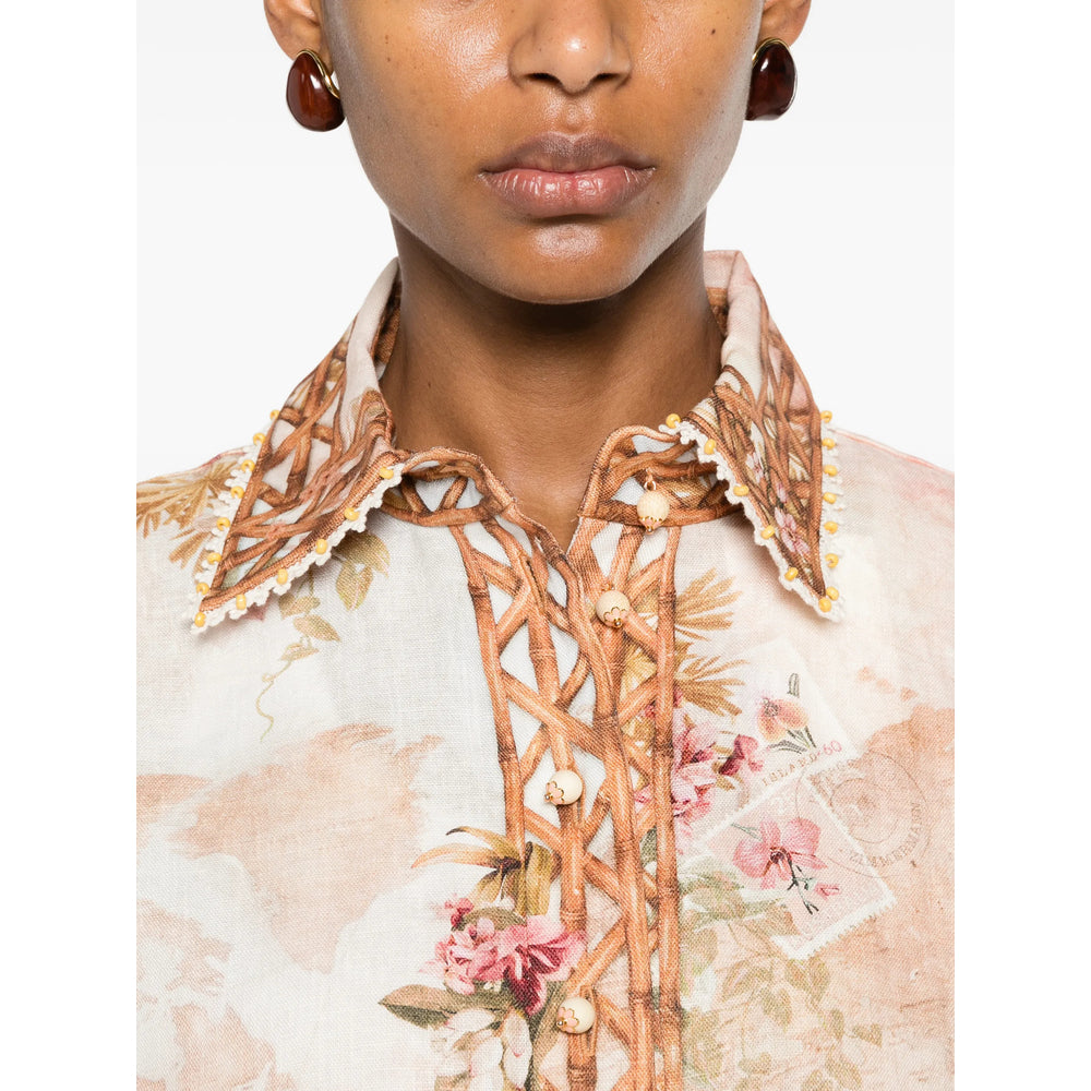 Zimmermann Neutrals Tops - Shirts Women ZIMMERMANN