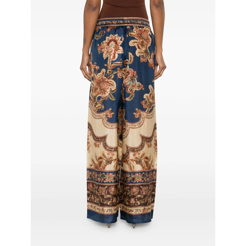 Zimmermann Blue Trousers - Palazzo Pants Women ZIMMERMANN