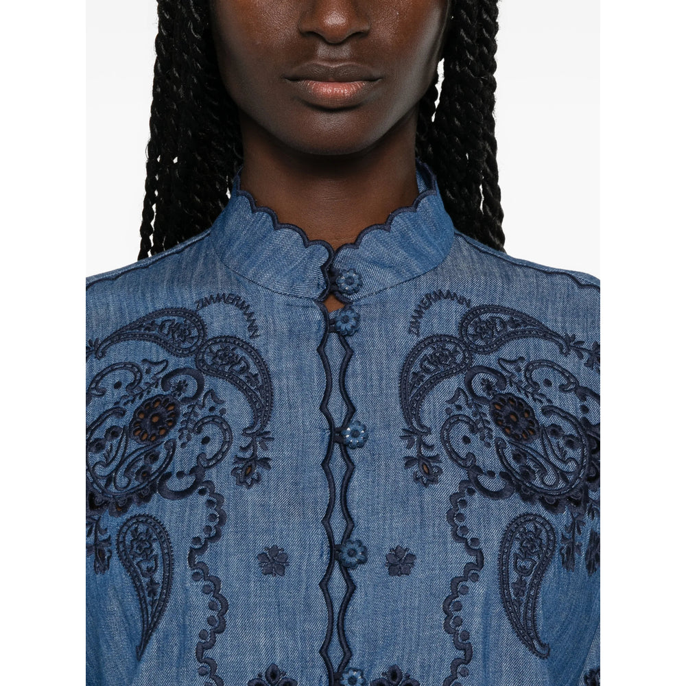Zimmermann Blue Tops - Blouses Women ZIMMERMANN