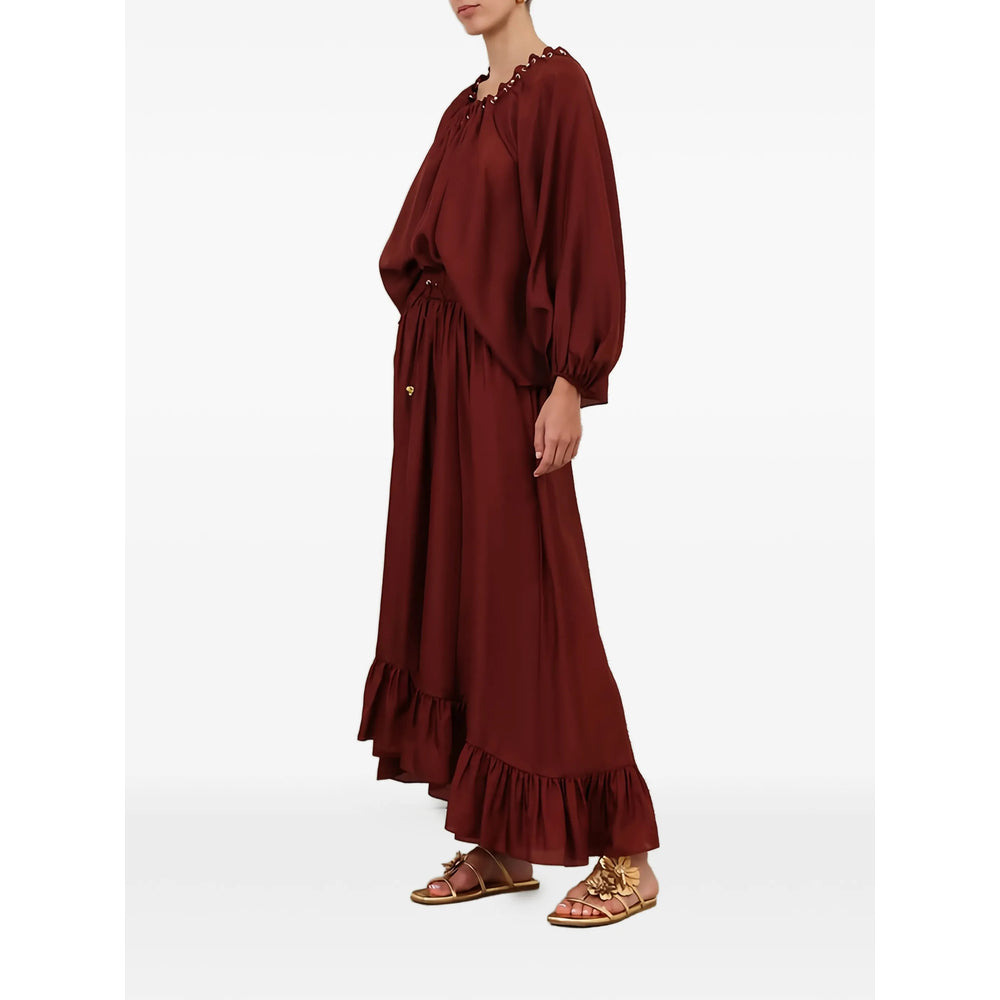 Zimmermann Red Skirts - Pleated Skirts Women ZIMMERMANN