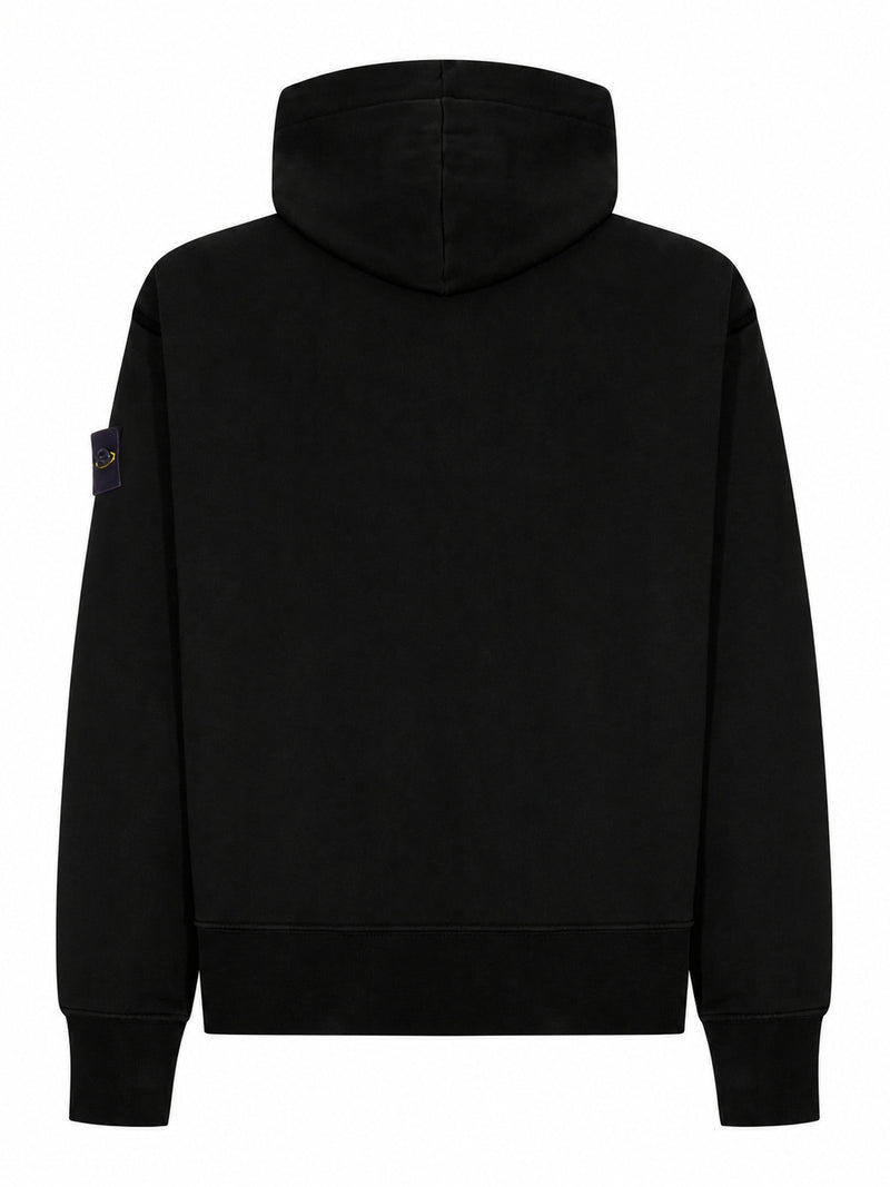 Stone Island Men Cotton Zip-Up Hoodie STONE ISLAND