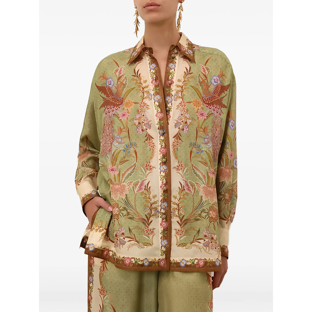 Zimmermann Green Tops - Shirts Women ZIMMERMANN