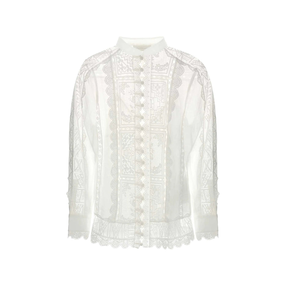 Zimmermann Neutrals Tops - Shirts Women ZIMMERMANN