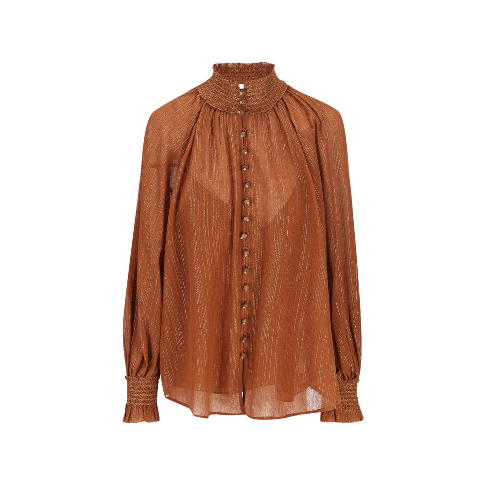Zimmermann Brown Tops - Shirts Women ZIMMERMANN