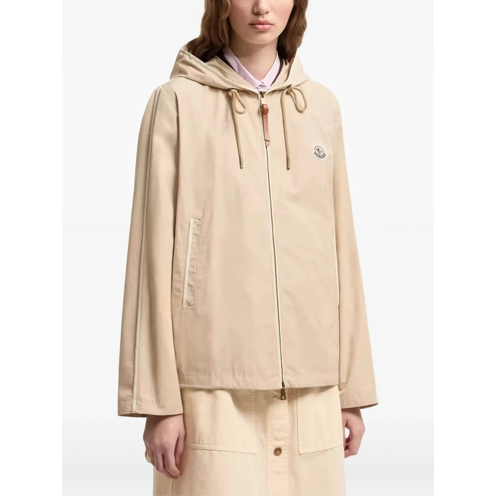 Moncler Neutrals Jackets - Bomber Jackets Women MONCLER
