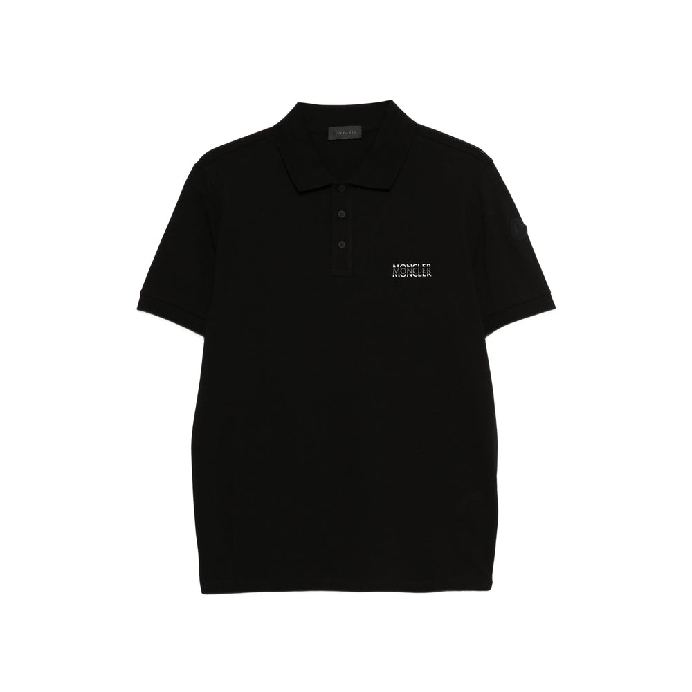 Moncler Black Polo Shirts Men MONCLER