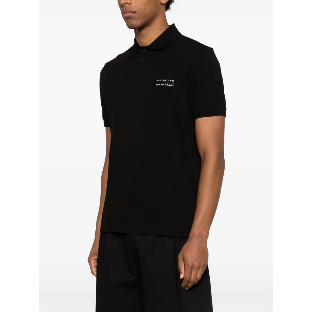 Moncler Black Polo Shirts Men MONCLER