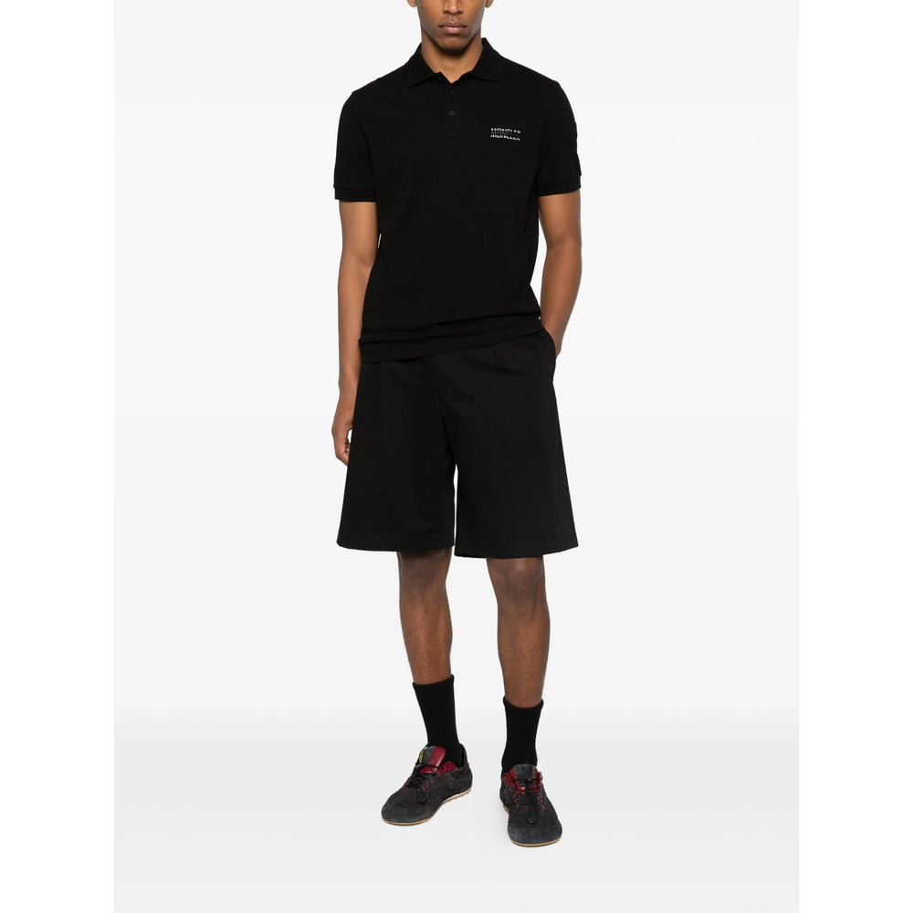 Moncler Black Polo Shirts Men MONCLER