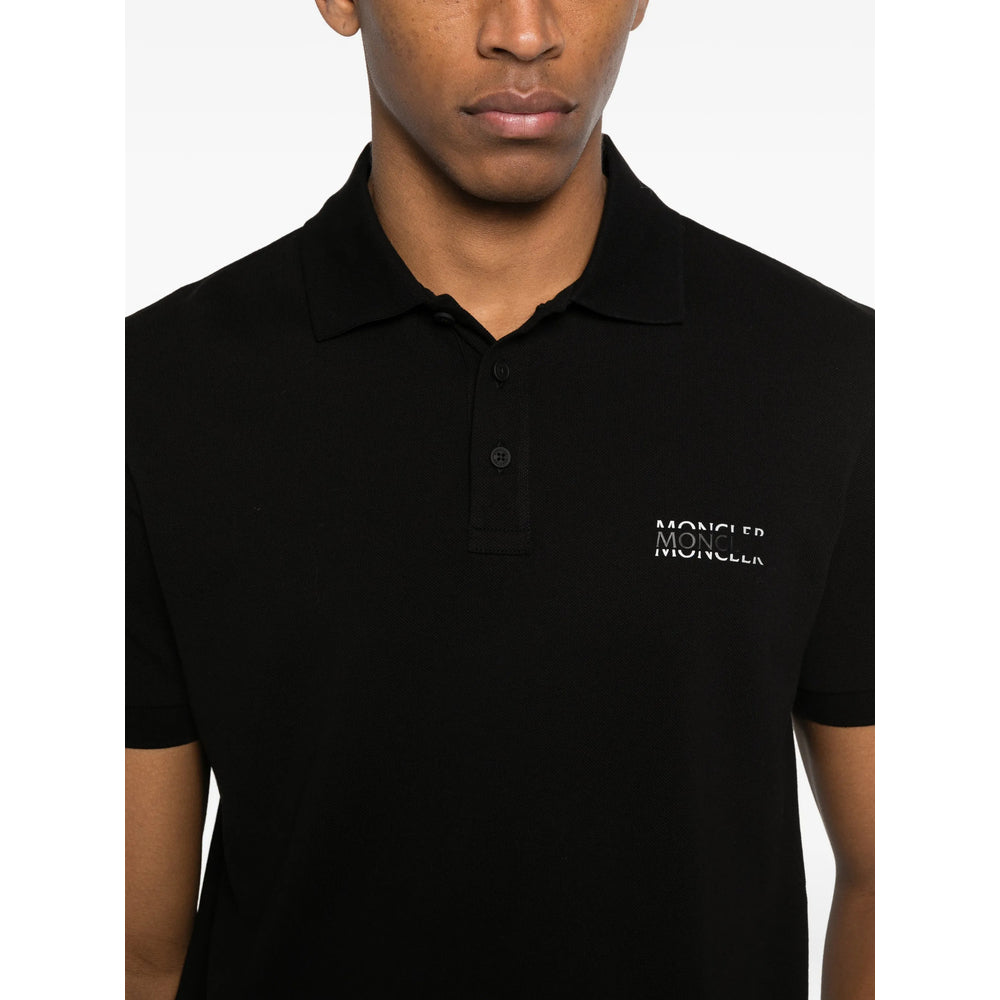 Moncler Black Polo Shirts Men MONCLER