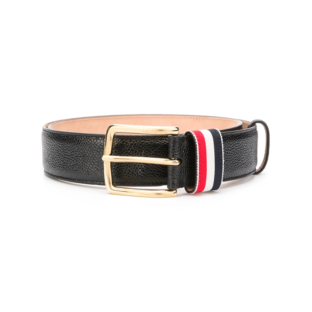 Thom Browne Black Belts Men THOM BROWNE