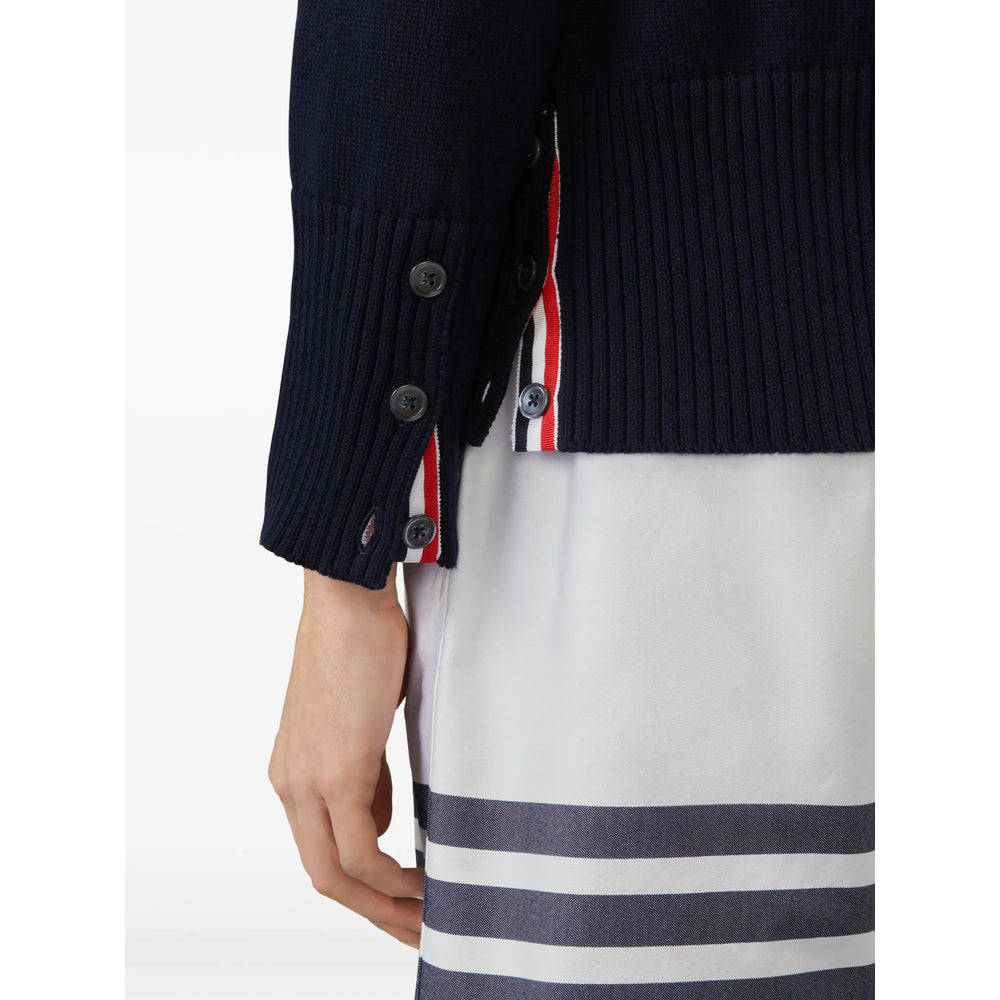 Thom Browne Blue Sweaters & Knitwear - Cardigans Men THOM BROWNE