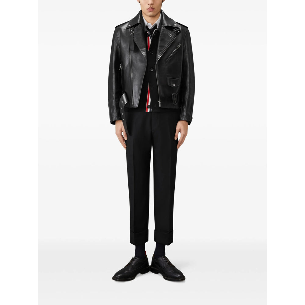 Thom Browne Black Sweaters & Knitwear - Cardigans Men THOM BROWNE