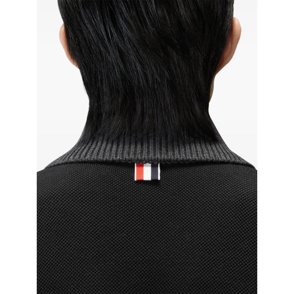 Thom Browne Black Sweaters & Knitwear - Cardigans Men THOM BROWNE
