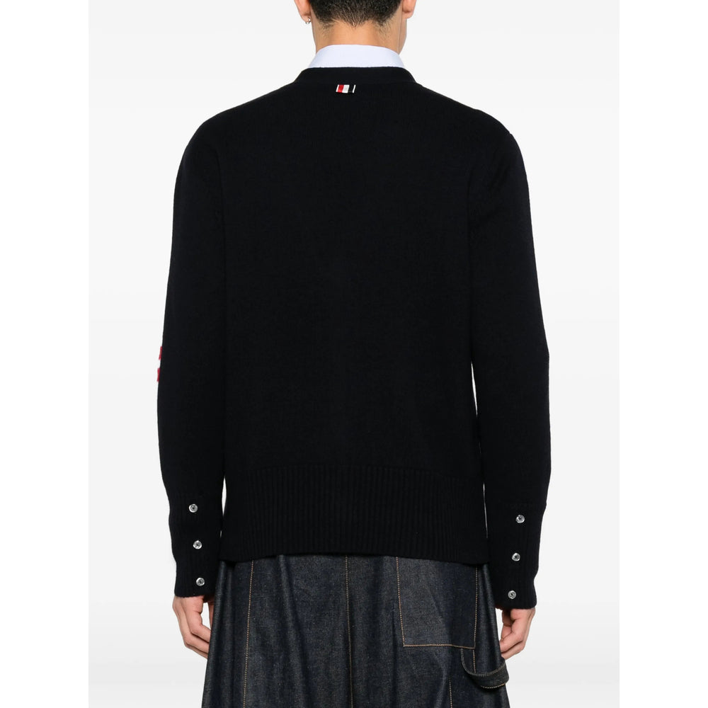 Thom Browne White Sweaters & Knitwear - Cardigans Men THOM BROWNE