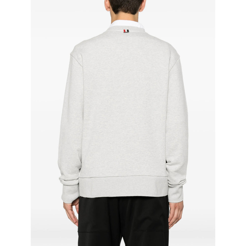 Thom Browne Grey Sweaters & Knitwear - Sweatshirts Men THOM BROWNE