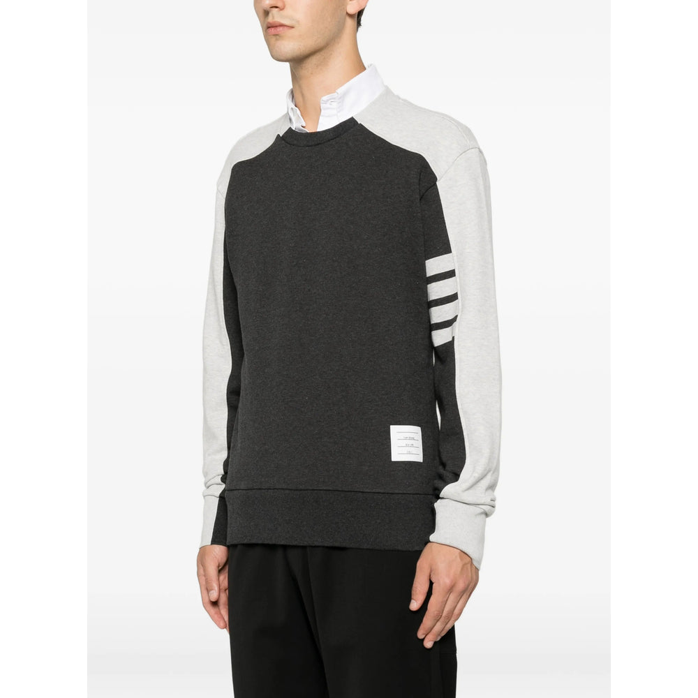 Thom Browne Grey Sweaters & Knitwear - Sweatshirts Men THOM BROWNE