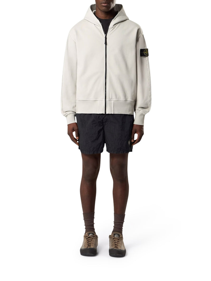Stone Island Men Black Compass Logo Swimsuit STONE ISLAND
