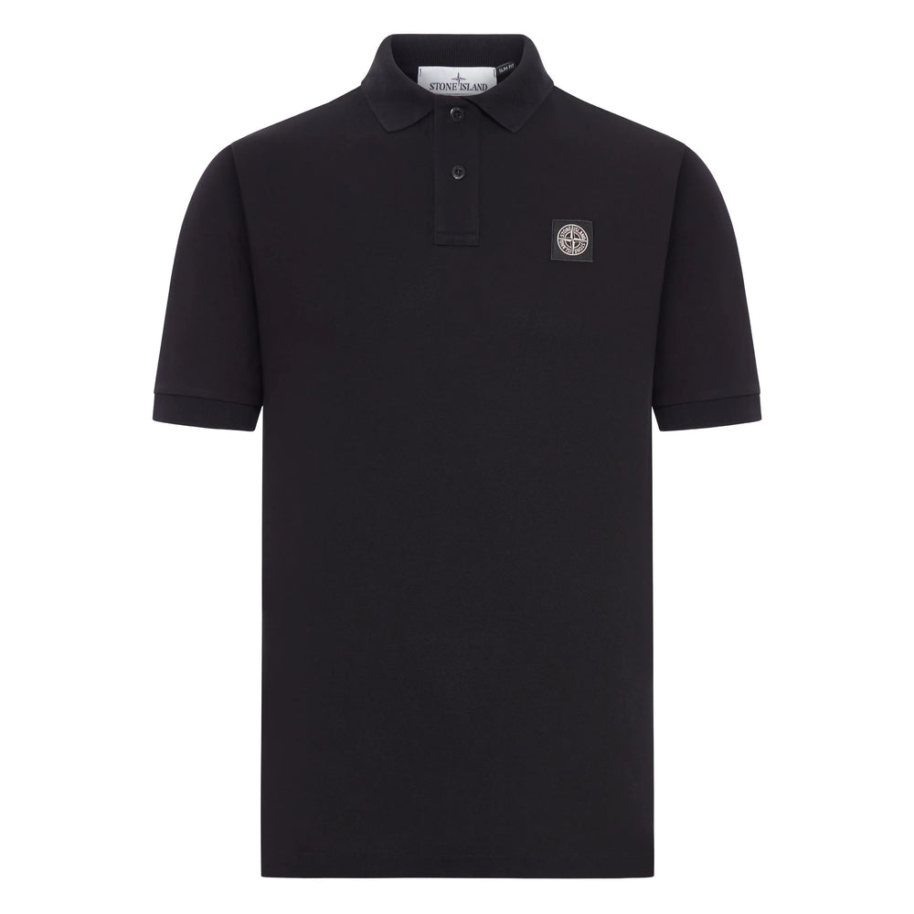 Stone Island Black Polo Shirts Men STONE ISLAND