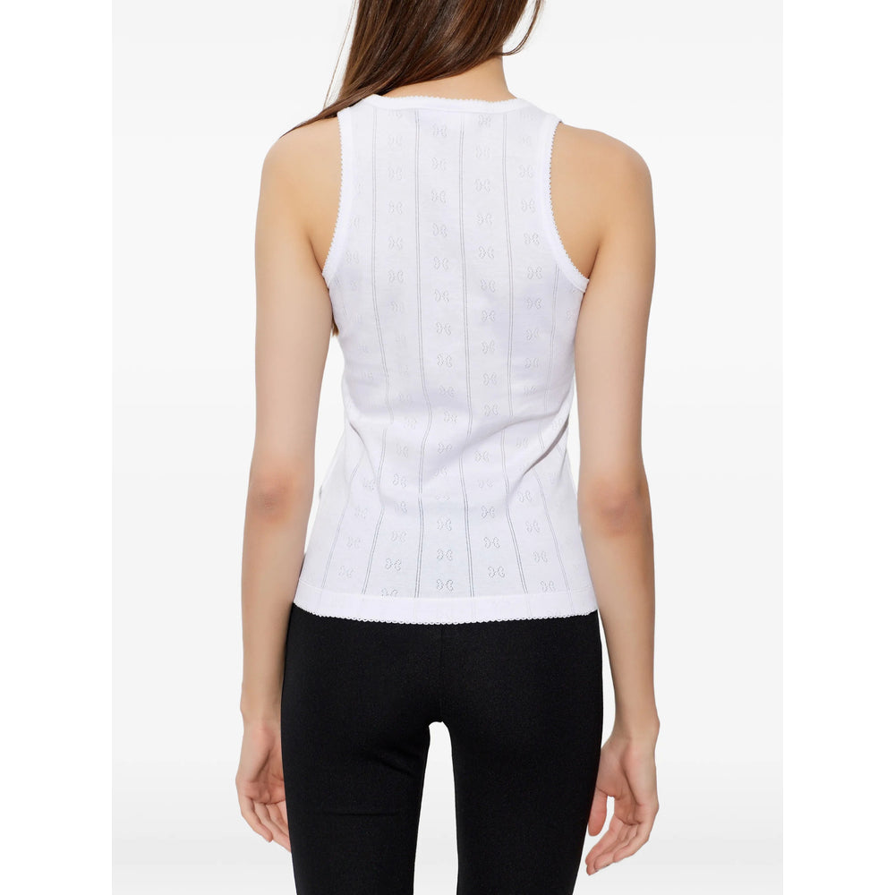 Ganni White Tops - Vests & Tank Tops Women GANNI